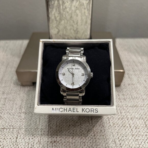Michael Kors MK3157 Women's Stainless Steel Analog Dial Quartz Wristwatch - Picture 1 of 8
